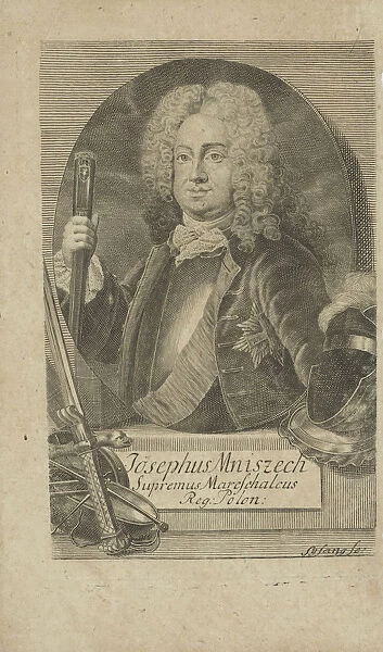 Portrait of Jozef Wandalin Mniszech (1670-1747), before 1734. Creator: Anonymous