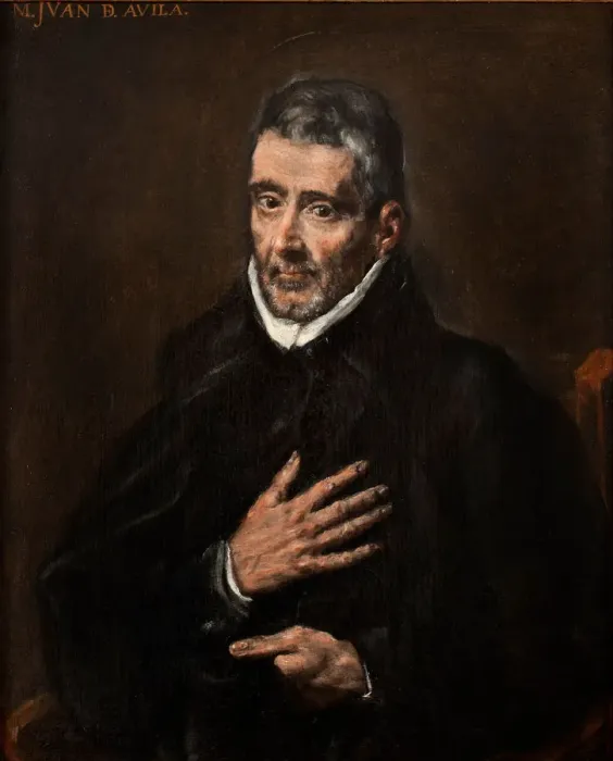 Framed Print : Portrait of Juan de Avila. Artist: El Greco, Dominico (1541-1614) Framed Print : Portrait of Juan de Avila. Artist: El Greco, Dominico (1541-1614)