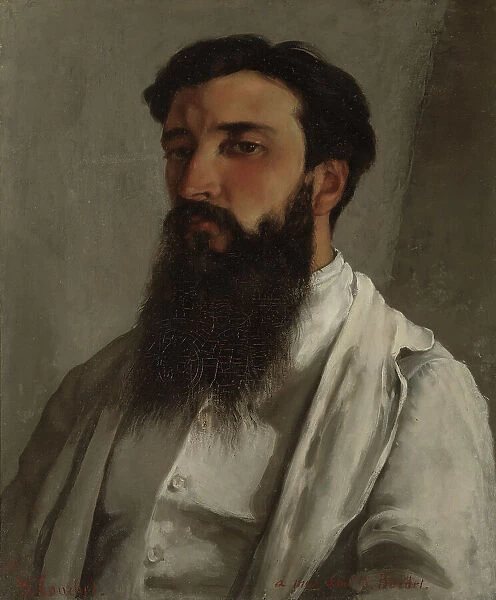 Portrait of Jules Bordet, 1870. Creator: Gustave Courbet