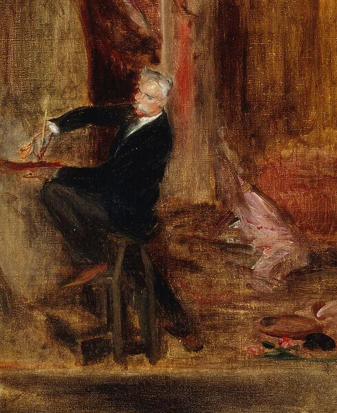 Portrait of Jules Chéret (1836-1933) in his studio, 1892