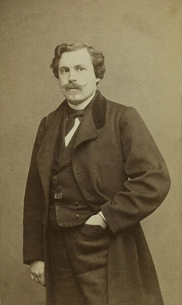 Portrait of Jules Huot de Goncourt (1830-1870). Creator: Carjat, Etienne (1828-1906)