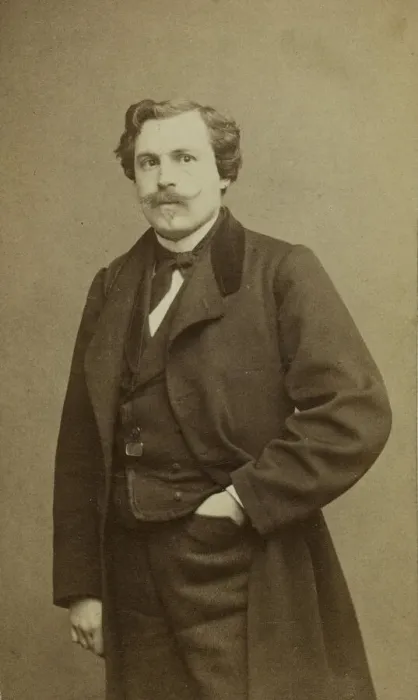 Framed Print : Portrait of Jules Huot de Goncourt (1830-1870). Creator: Carjat, Etienne (1828-1906) Framed Print : Portrait of Jules Huot de Goncourt (1830-1870). Creator: Carjat, Etienne (1828-1906)