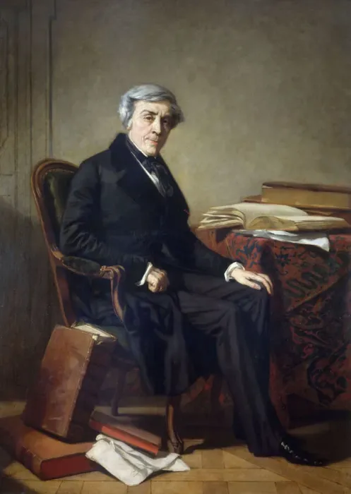 Framed Print : Portrait of Jules Michelet (1798-1874), ca 1865. Creator: Couture, Thomas (1815-1879) Framed Print : Portrait of Jules Michelet (1798-1874), ca 1865. Creator: Couture, Thomas (1815-1879)