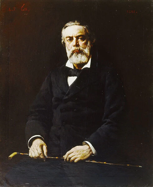 Portrait of Jules Valles (1832-1885), 1881. Creator: Gill, Andre(1840-1885)