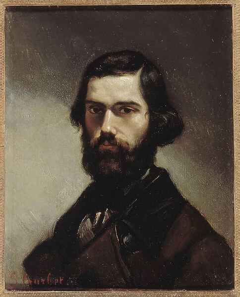 Portrait de Jules Vallès (1832-1885), écrivain, c1861. Creator: Gustave Courbet