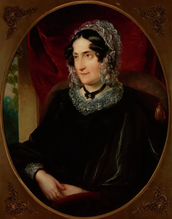 Framed Print : Portrait of Julia Leo, 1845. Creator: Franciszek Ksawery Lampi Framed Print : Portrait of Julia Leo, 1845. Creator: Franciszek Ksawery Lampi