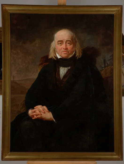 Framed Print : Portrait of Julian Ursyn Niemcewicz (1758-1841), 1833-1834. Creator: Antoine-Jean Gros Framed Print : Portrait of Julian Ursyn Niemcewicz (1758-1841), 1833-1834. Creator: Antoine-Jean Gros