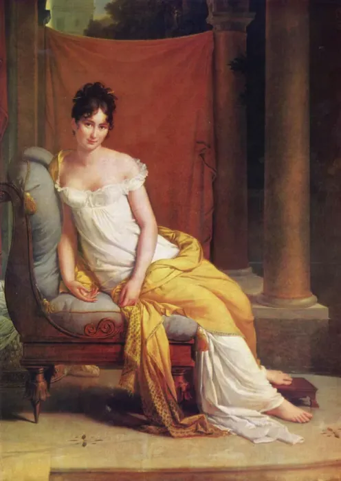 Framed Print : Portrait of Julie Recamier, 1802 Framed Print : Portrait of Julie Recamier, 1802