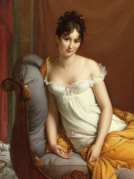 Portrait de Juliette Récamier, née Bernard (1777-1849), between 1802 and 1805. Creator: Francois Pascal Simon Gerard