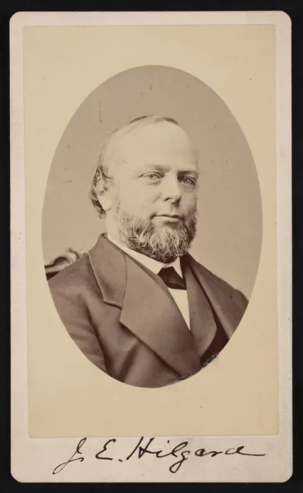 Framed Print : Portrait of Julius Erasmus Hilgard (1825-1891), 1875. Creator Framed Print : Portrait of Julius Erasmus Hilgard (1825-1891), 1875. Creator