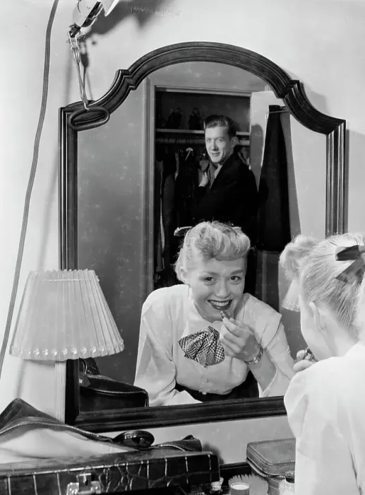 Framed Print : Portrait of June Christy and Bob Cooper, 1947 or 1948. Creator: William Paul Gottlieb Framed Print : Portrait of June Christy and Bob Cooper, 1947 or 1948. Creator: William Paul Gottlieb