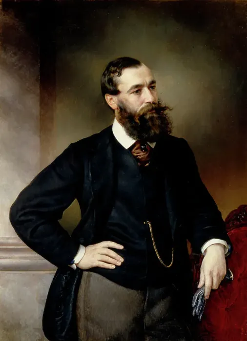 Framed Print : Portrait of the jurist and political philosopher Boris Nikolayevich Chicherin, End of 19th cen Artist: Sherwood, Vladimir Osipovich (1832-1897) Framed Print : Portrait of the jurist and political philosopher Boris Nikolayevich Chicherin, End of 19th cen Artist: Sherwood, Vladimir Osipovich (1832-1897)