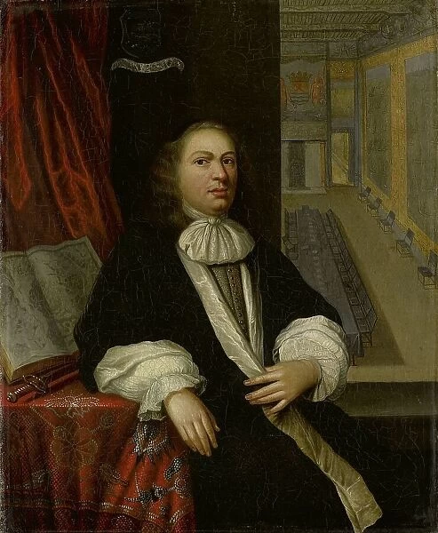 Portrait of Justus de Huybert, Clerk of the States of Zeeland and of the Admiralty, c.1665. Creator: Anon