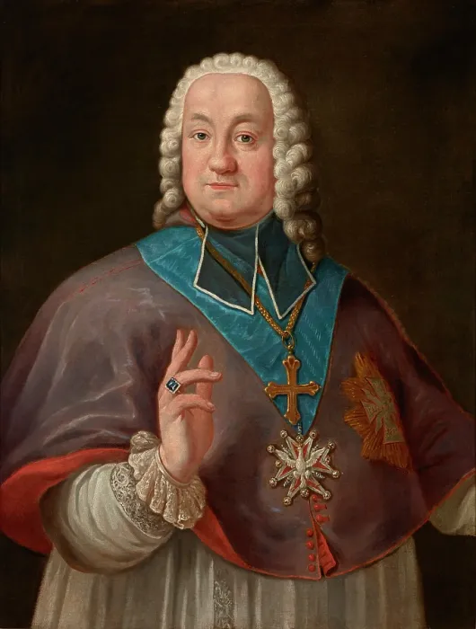 Framed Print : Portrait of Kajetan Ignacy Soltyk (1715-1788), Bishop of Krakow Creator: Unknown Framed Print : Portrait of Kajetan Ignacy Soltyk (1715-1788), Bishop of Krakow Creator: Unknown