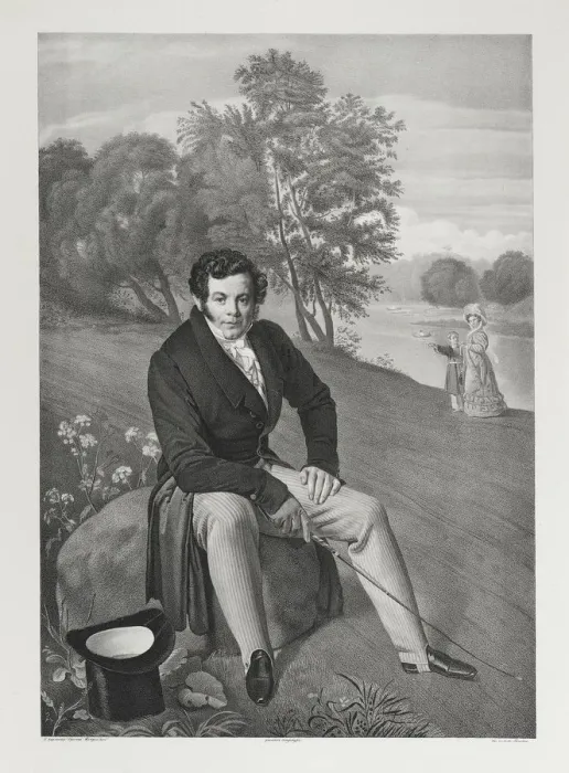 Framed Print : Portrait of Karl Ivanovich Albrecht (1789-1859) Framed Print : Portrait of Karl Ivanovich Albrecht (1789-1859)