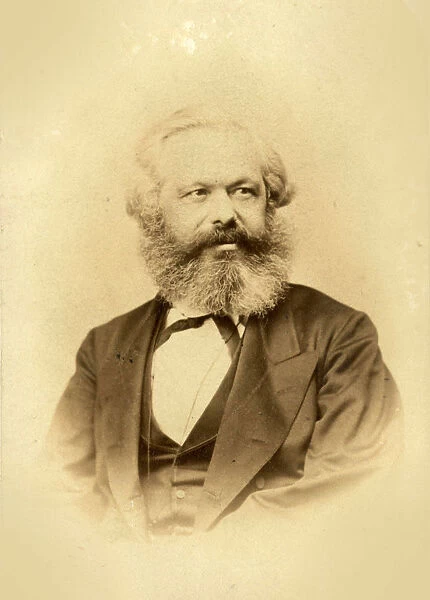 Portrait of Karl Marx (1818-1883), 1867