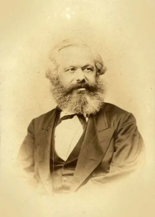 Framed Print : Portrait of Karl Marx (1818-1883), 1867