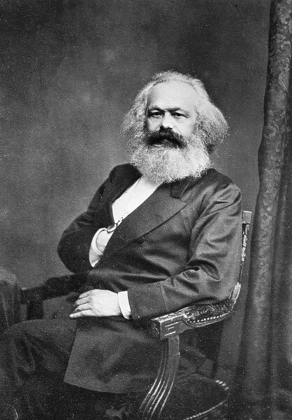 Portrait of Karl Marx (1818-1883), before 1875