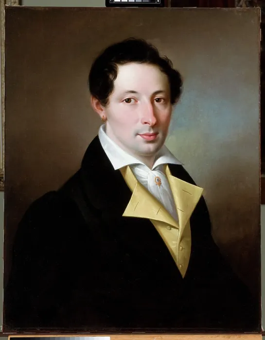Framed Print : Portrait of Karol Kollarzowski, 1835. Creator: Martin Jablonski Framed Print : Portrait of Karol Kollarzowski, 1835. Creator: Martin Jablonski