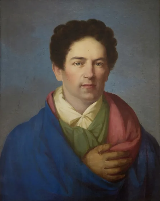 Framed Print : Portrait of Karol Teodor Soczynski, c1824. Creator: Wojciech Kornel Stattler Framed Print : Portrait of Karol Teodor Soczynski, c1824. Creator: Wojciech Kornel Stattler