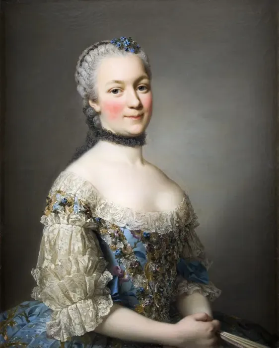 Framed Print : Portrait of Katarzyna Mniszech, nee Zamoyska (1722-1771), 1753. Artist: Roslin, Alexander (1718-1793) Framed Print : Portrait of Katarzyna Mniszech, nee Zamoyska (1722-1771), 1753. Artist: Roslin, Alexander (1718-1793)