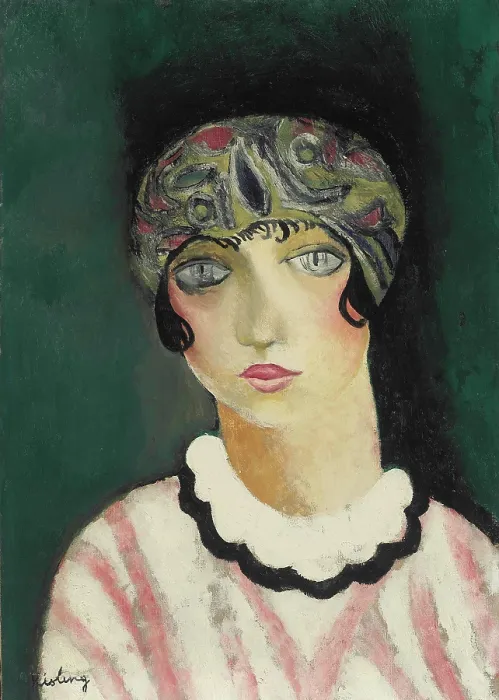 Framed Print : Portrait of Kiki de Montparnasse, 1924. Creator: Kisling, Moise (1891-1953) Framed Print : Portrait of Kiki de Montparnasse, 1924. Creator: Kisling, Moise (1891-1953)