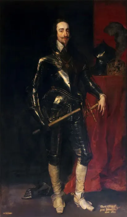 Framed Print : Portrait of King Charles I of England, Scotland and Ireland (1600-1649), 1638. Artist: Anthony van Dyck Framed Print : Portrait of King Charles I of England, Scotland and Ireland (1600-1649), 1638. Artist: Anthony van Dyck