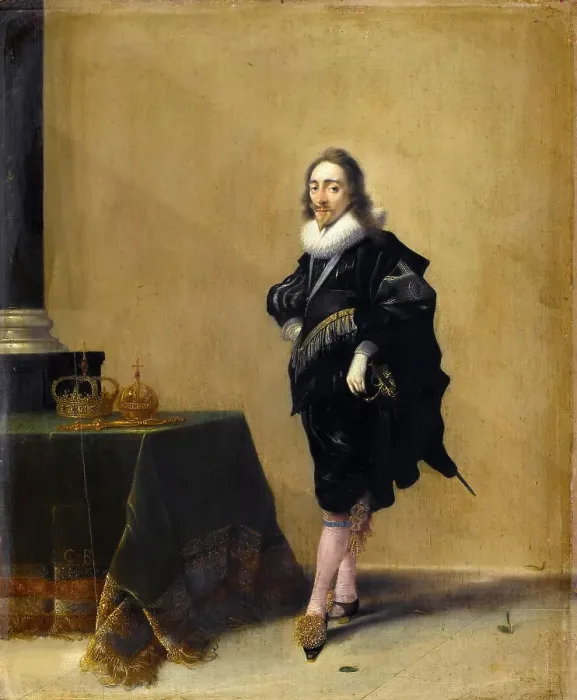 Framed Print : Portrait of King Charles I of England, Scotland and Ireland (1600-1649), 1632. Creator: Pot, Hendrik Gerritsz. (1580 / 81-1657) Framed Print : Portrait of King Charles I of England, Scotland and Ireland (1600-1649), 1632. Creator: Pot, Hendrik Gerritsz. (1580 / 81-1657)