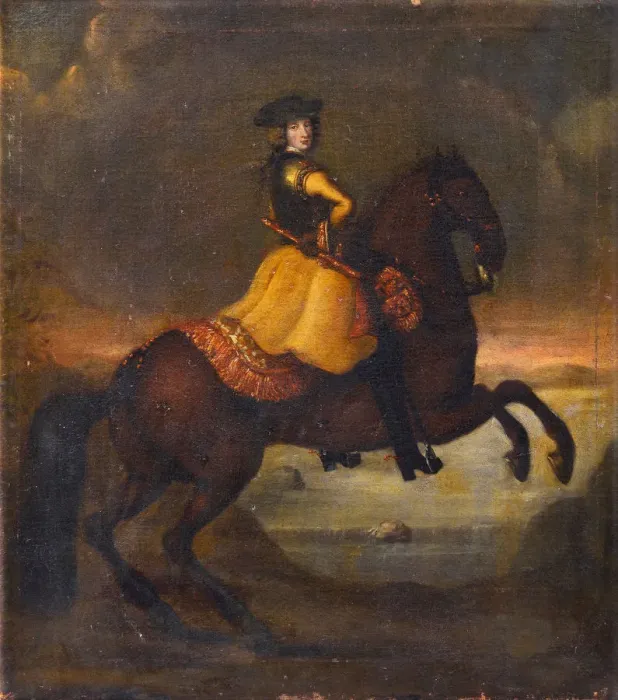 Framed Print : Portrait of the King Charles XII of Sweden (1682-1718) Framed Print : Portrait of the King Charles XII of Sweden (1682-1718)