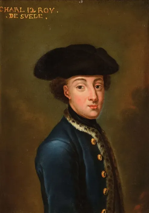 Framed Print : Portrait of the King Charles XII of Sweden (1682-1718) Framed Print : Portrait of the King Charles XII of Sweden (1682-1718)