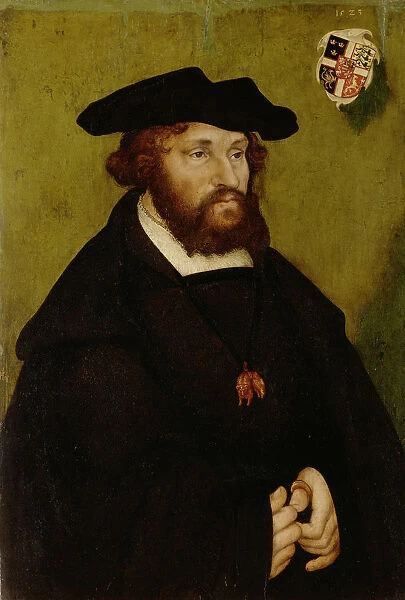 Portrait of the King Christian II of Denmark (1481-1559), 1523
