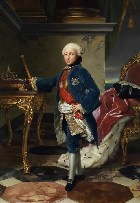Framed Print : Portrait of King Ferdinand IV of Naples and Sicily (1751-1825), 1759. Creator: Mengs, Anton Raphael (1728-1779) Framed Print : Portrait of King Ferdinand IV of Naples and Sicily (1751-1825), 1759. Creator: Mengs, Anton Raphael (1728-1779)
