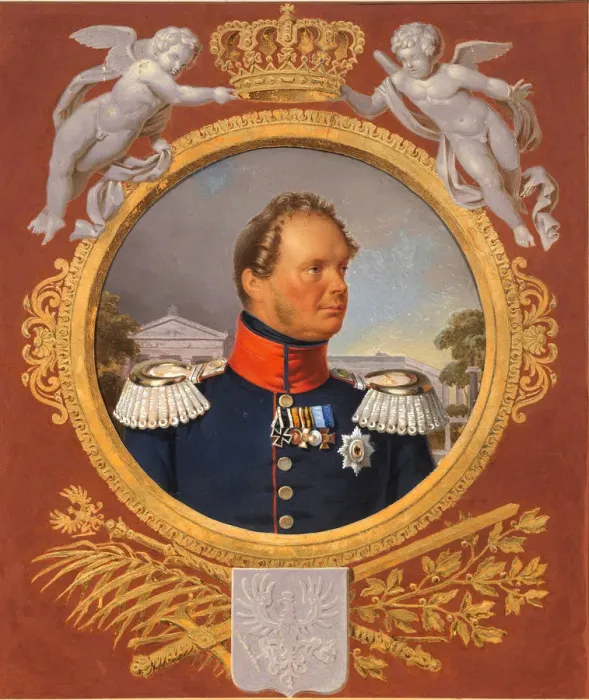 Framed Print : Portrait of the King Frederick William IV of Prussia (1795-1861) Framed Print : Portrait of the King Frederick William IV of Prussia (1795-1861)