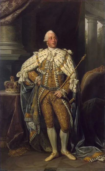 Framed Print : Portrait of the King George III of the United Kingdom, (1738-1820), 1773 Framed Print : Portrait of the King George III of the United Kingdom, (1738-1820), 1773