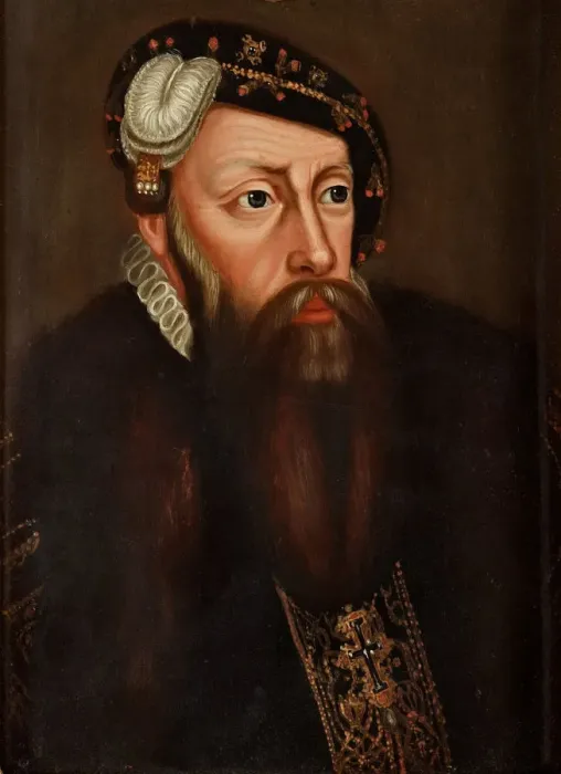 Framed Print : Portrait of the King Gustav I of Sweden (1496-1560). Artist: Pasch, Ulrika Fredrika (1735-1796) Framed Print : Portrait of the King Gustav I of Sweden (1496-1560). Artist: Pasch, Ulrika Fredrika (1735-1796)