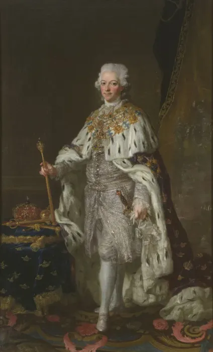 Framed Print : Portrait of King Gustav III of Sweden (1746-1792) Framed Print : Portrait of King Gustav III of Sweden (1746-1792)