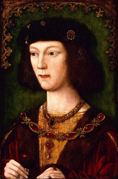 Framed Print : Portrait of King Henry VIII of England, c. 1513. Artist: English master Framed Print : Portrait of King Henry VIII of England, c. 1513. Artist: English master