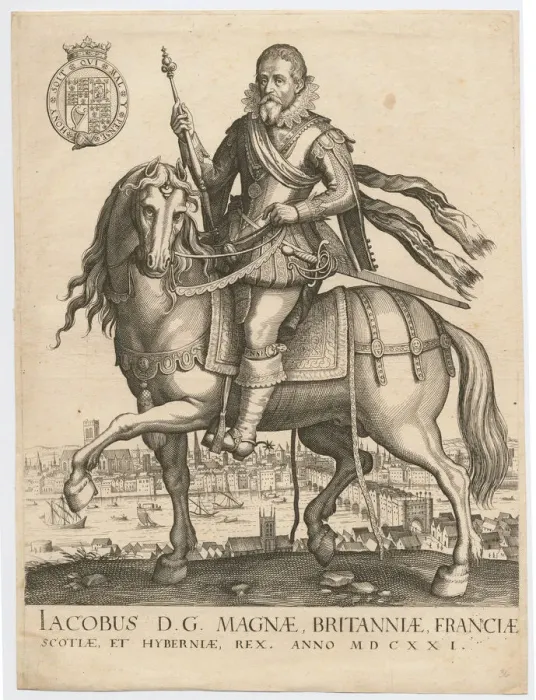 Framed Print : Portrait of King James I of England (1566-1625), 1630 Framed Print : Portrait of King James I of England (1566-1625), 1630