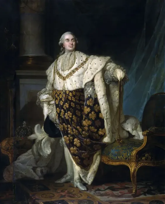 Framed Print : Portrait of the King Louis XVI (1754-1793). Artist: Duplessis, Joseph-Siffred (1725-1802) Framed Print : Portrait of the King Louis XVI (1754-1793). Artist: Duplessis, Joseph-Siffred (1725-1802)