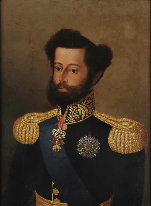Framed Print : Portrait of King Pedro IV of Portugal (1798-1834), c1825. Creator: Anonymous Framed Print : Portrait of King Pedro IV of Portugal (1798-1834), c1825. Creator: Anonymous