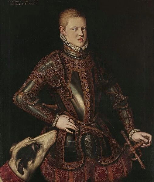 Portrait of the King Sebastian of Portugal (1554-1578), Between 1571 and 1574. Creator: Morais, Cristóvão de (active 1551-1571)