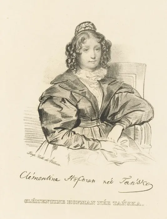 Framed Print : Portrait of Klementyna Hoffmanowa (1798-1845), c. 1840. Creator: Anonymous Framed Print : Portrait of Klementyna Hoffmanowa (1798-1845), c. 1840. Creator: Anonymous