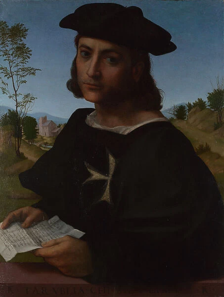 Portrait of a Knight of Rhodes, 1514. Artist: Franciabigio (1482-1525)