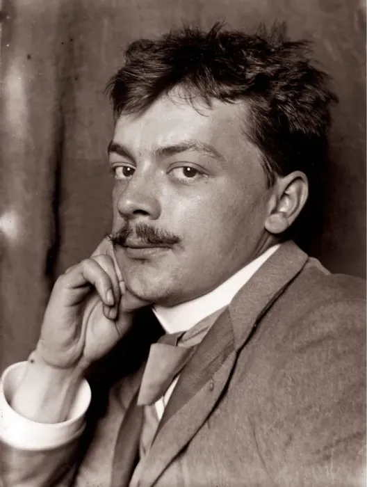 Framed Print : Portrait of Koloman Moser, 1890. Creator: Anonymous Framed Print : Portrait of Koloman Moser, 1890. Creator: Anonymous