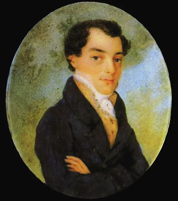 Framed Print : Portrait of Kondraty Fyodorovich Ryleyev (1795-1826), after 1826. Artist: Anonymous Framed Print : Portrait of Kondraty Fyodorovich Ryleyev (1795-1826), after 1826. Artist: Anonymous