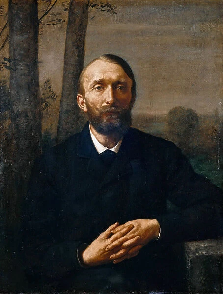 Portrait of Konrad Fiedler (1841-1895), 1884. Creator: Thoma, Hans (1839-1924)