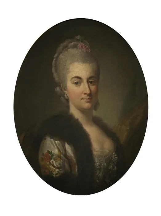 Framed Print : Portrait of Konstancja Poniatowska nee Czartoryska, c1768. Creator: Per Krafft the Elder Framed Print : Portrait of Konstancja Poniatowska nee Czartoryska, c1768. Creator: Per Krafft the Elder