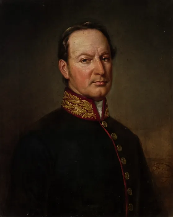 Framed Print : Portrait of Konstanty Hoszowski, 1869. Creator: Jan Kanty Hruzik Framed Print : Portrait of Konstanty Hoszowski, 1869. Creator: Jan Kanty Hruzik