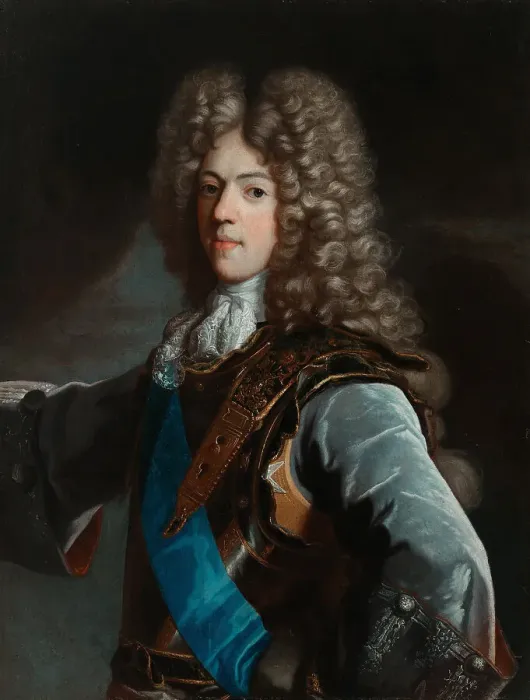 Framed Print : Portrait of Konstanty Wladyslaw Sobieski (1680-1726). Artist: Rigaud, Hyacinthe Francois Honore, Circle of Framed Print : Portrait of Konstanty Wladyslaw Sobieski (1680-1726). Artist: Rigaud, Hyacinthe Francois Honore, Circle of