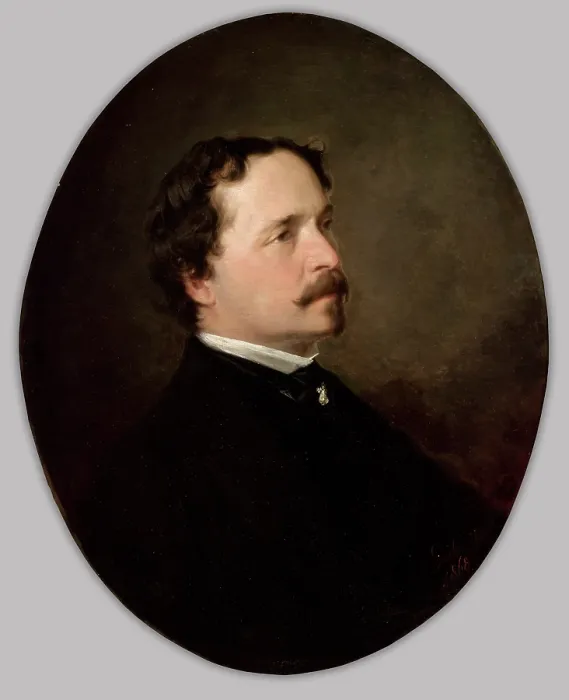 Framed Print : Portrait of Kornel Ujejski, 1868. Creator: Andrzej Bronislaw Grabowski Framed Print : Portrait of Kornel Ujejski, 1868. Creator: Andrzej Bronislaw Grabowski